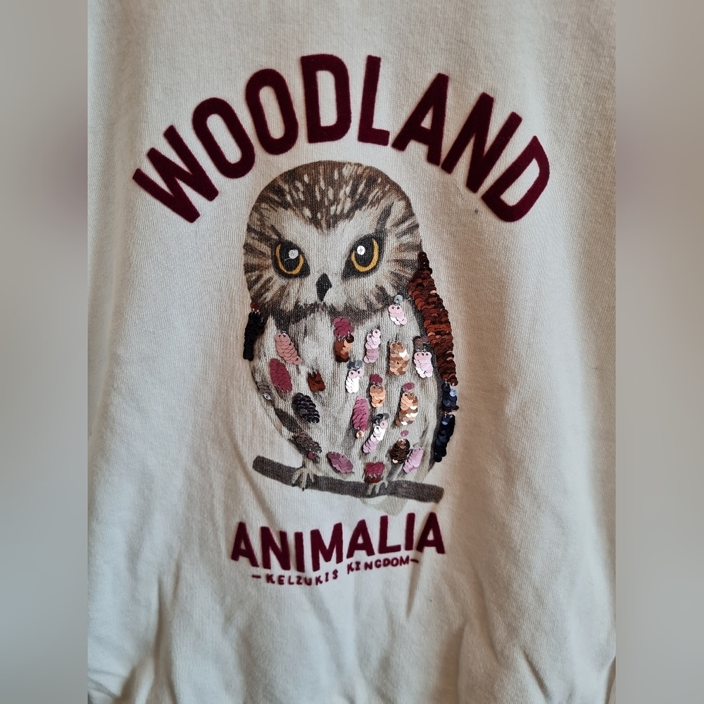 H&M Kulzuki Animal Kingdom Owl Crewneck for Girl - Picture 6 of 6